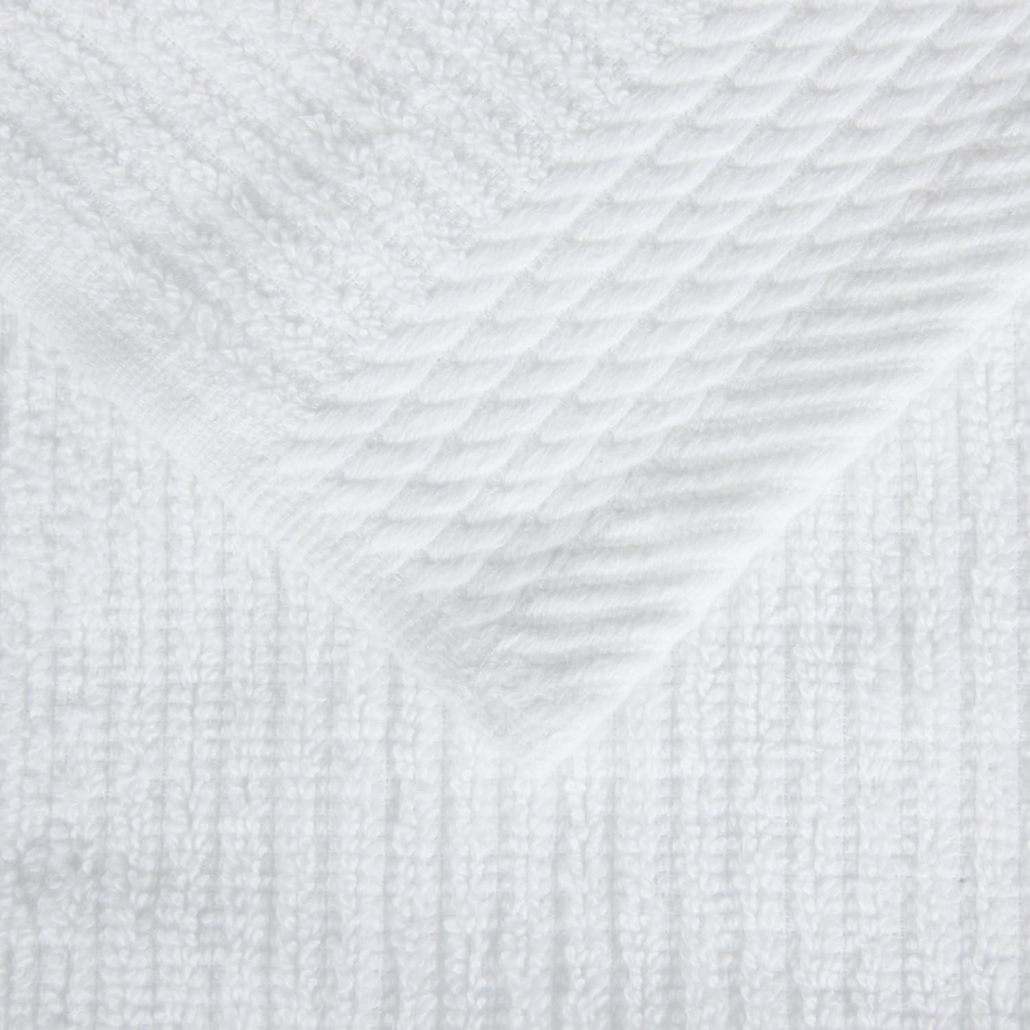 image10PC Towel Set 525GSM 100 Cotton Bathroom Essentials with 2 Bath Towels 2 Hand Towels 4 Washcloths and 2 Fingertip Towels Absorbent for Shower Gym Spa and Dorm by Lavish Home WhiteWhite