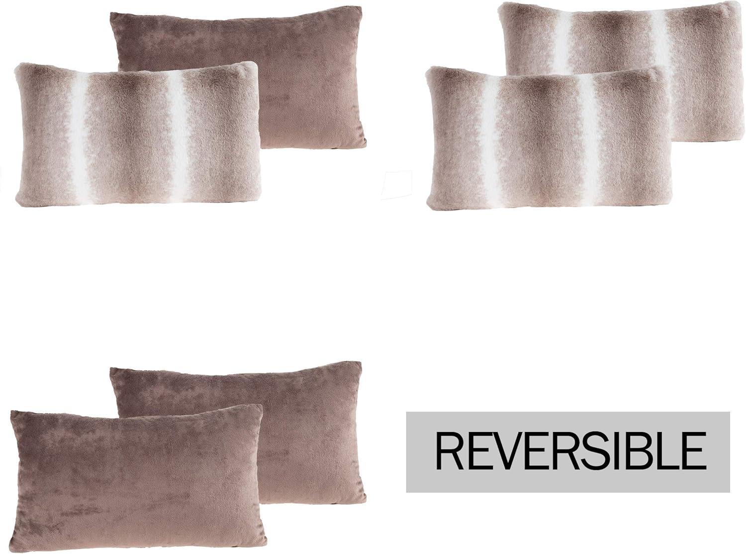 imageLavish Home 80PFF4 Pillow 11quot x 19quot Gray