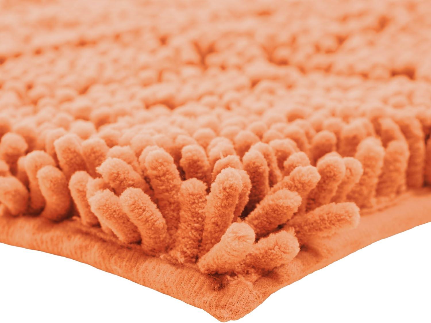 imageLavish Home High Pile Shag Rug Peach 30x60