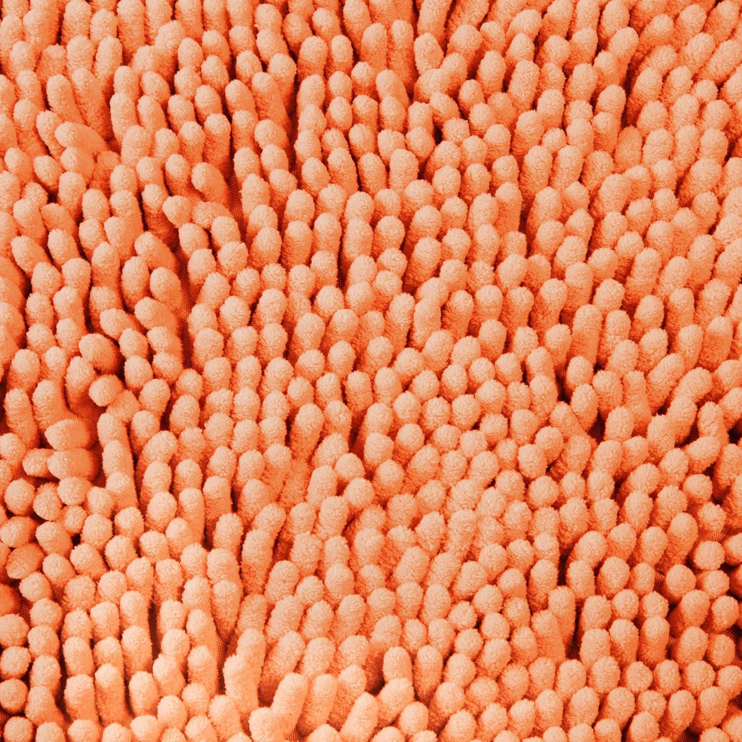 imageLavish Home High Pile Shag Rug Peach 30x60