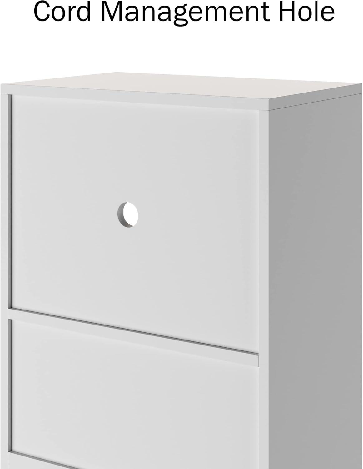 imageMicrowave Stand with Storage Rolling White Cabinet with Doors Drawer and Locking Wheels Freestanding Wood Cart by Lavish Home White and OakWhite and Gray