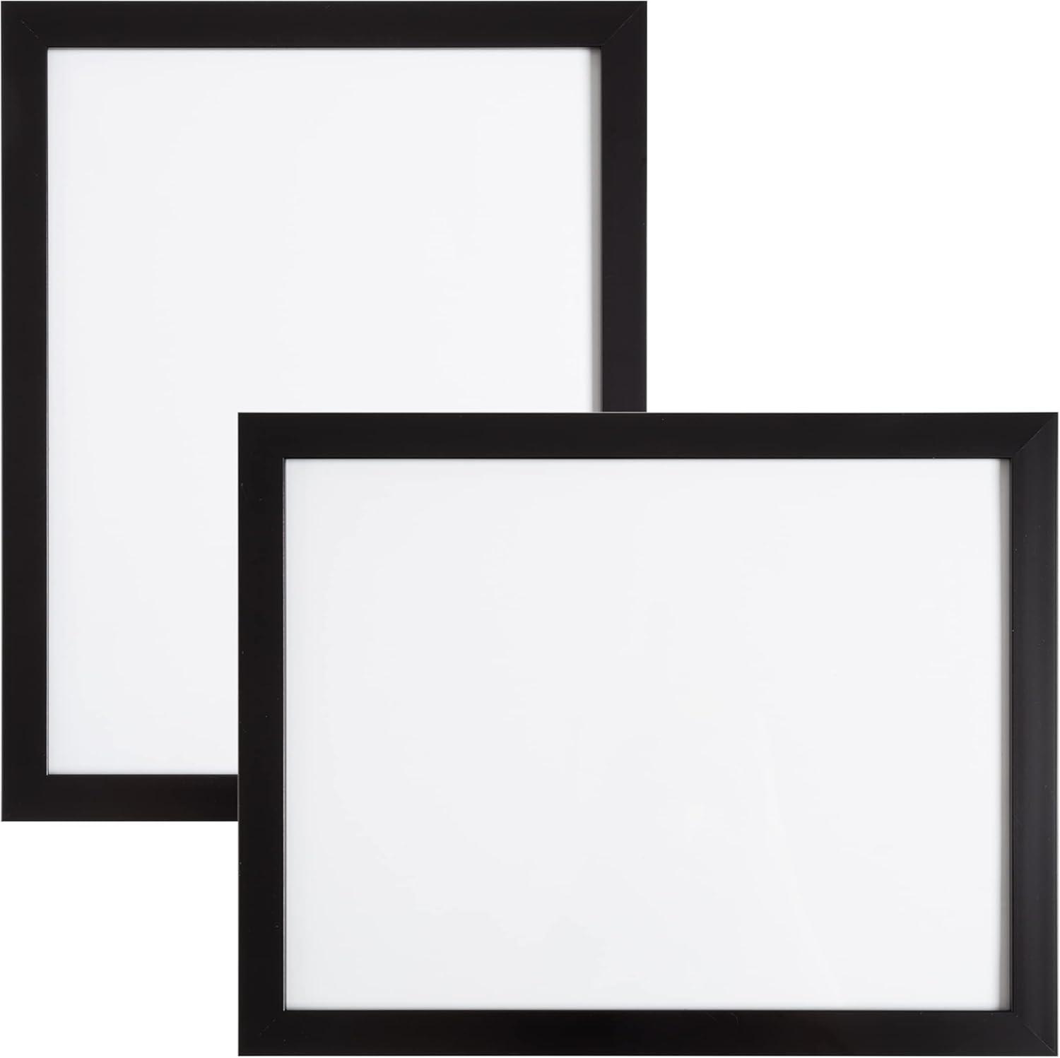 imageSet of 6 Picture Frames 11x14 Photo Frame Set with Stand and Hooks for Gallery Wall or Family Portrait Picture Wall Decor by Lavish Home Black11x14