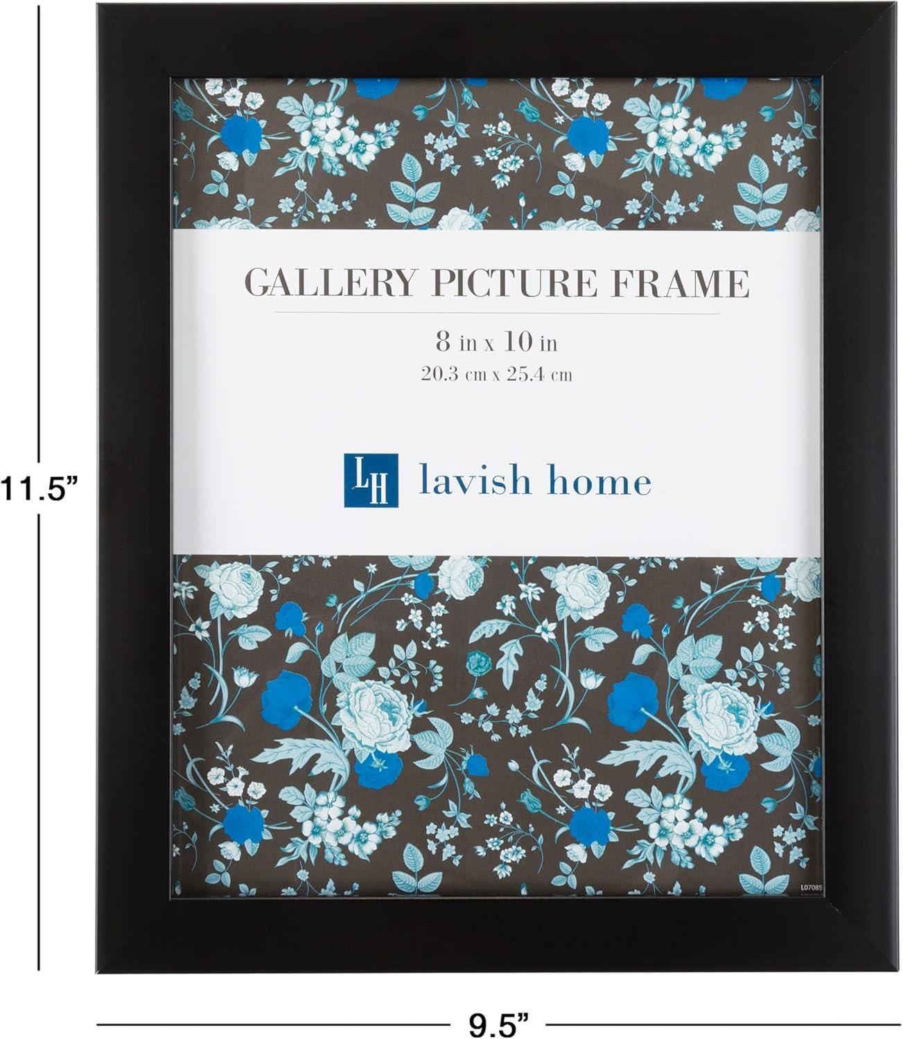 imageSet of 6 Picture Frames 11x14 Photo Frame Set with Stand and Hooks for Gallery Wall or Family Portrait Picture Wall Decor by Lavish Home Black8x10
