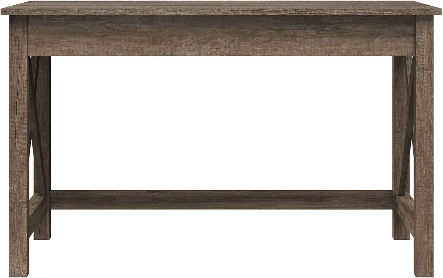 imageWriting Desk Work Desk with XPattern Legs for Office Bedroom Computer or Craft Table Home Office Desks by Lavish Home Tan Wood FinishLight Tan Woodgrain