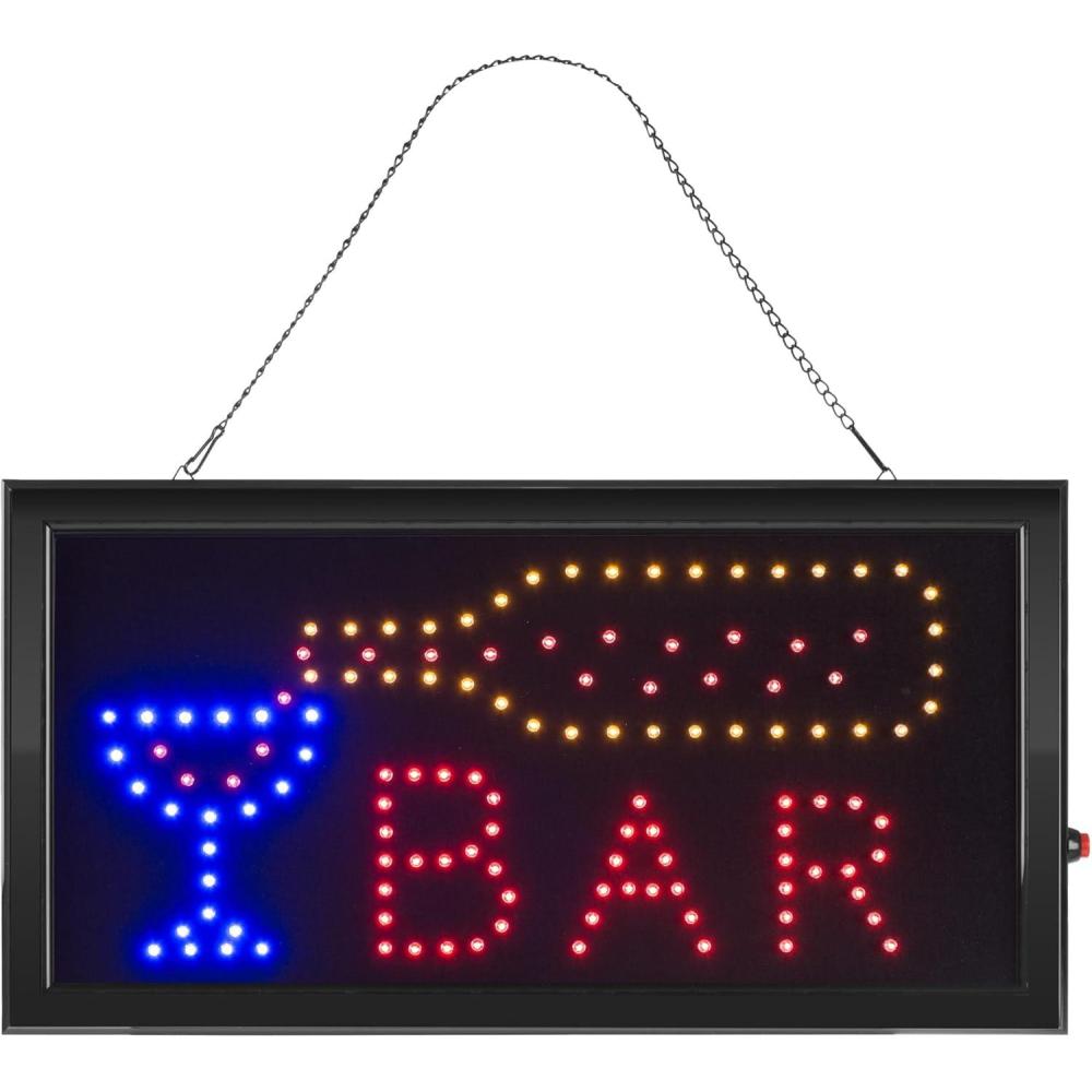 imageLED Bar Sign  Neon Electric Display Sign with Animation and Energy Efficient LEDs for Homes Businesses and Events by Lavish HomeBar