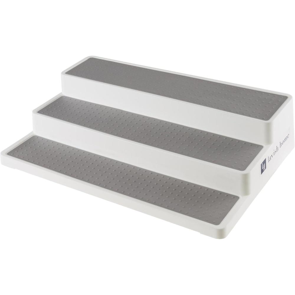 imageLavish Home 3 Tier Spice Step Shelf Kitchen Cabinet Countertop and Pantry Spices and Seasoning Organizer Great for Household Organization 145 x 95