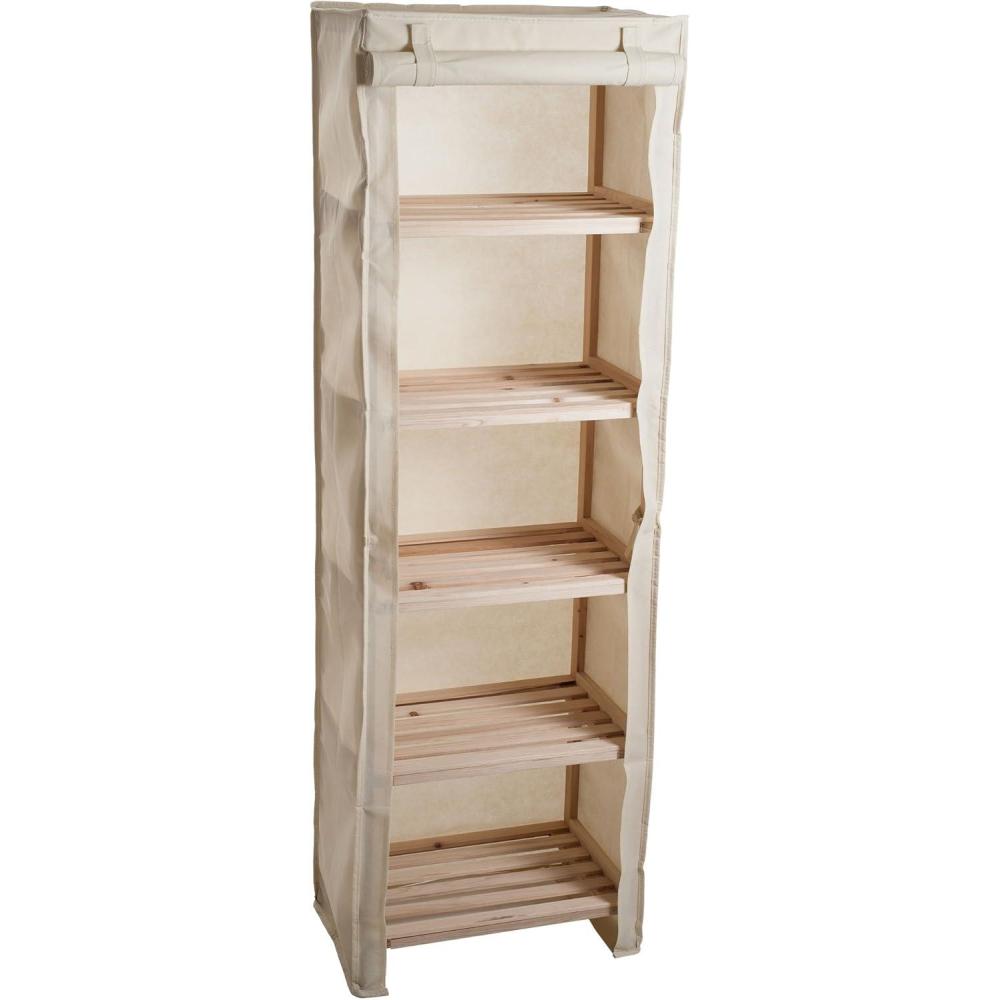 imageLavish Home Free Standing Shoe Racks  Set of Two 5Tier His and Hers Shoe Organizer Shelves for Closet or Entryway  Holds 40 Pairs Total BlackSet of 2