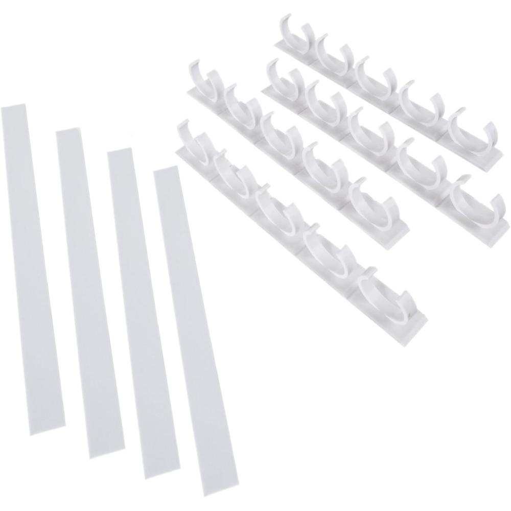 imageSpice Rack Organizer Cabinet Gripper Clip Strips for Kitchen Countertop and Pantry Organization and Spices Storage By Lavish Home4Piece