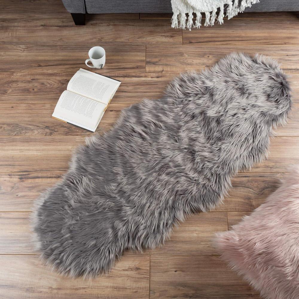 imagequotLavish Home 80PFS6 Pillow 12quotquotx20quotquotGrey