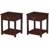 Umber Brown  Set of 2