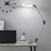 imageLavish Home Swing Arm Architect Task Lamp with Clamp LED Ring LightStepless DimmingHigh CRI 95Eye Friendly Light for Reading Drafting ampamp OfficeMetal Clamp