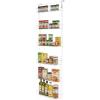 imageOver the Door Organizer  6Tier Adjustable Pantry Shelves and Rack for Kitchen Organization  Organization and Storage by Lavish Home White6TIER WITH HOOKS