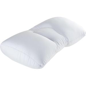 Lavish Home Microbead Pillow – Moldable and Temperature Regulating Cushion Ergonomic Pillow – Head, Neck and Shoulders Comfort for Restful Sleep and Travel – (White)