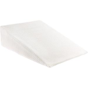Lavish Home Wedge Pillow-Memory Foam Pillow with Bamboo Fiber Cover-Great for Heartburn, Acid Reflux, Snoring, Back Pain and Better Sleep (IVORY)