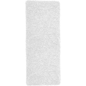 Bath Mat – 58×24-Inch Bathroom Runner with Non-Slip Backing – Absorbent High-Pile Chenille Memory Foam Bathroom Rug by Lavish Home (White)(White)