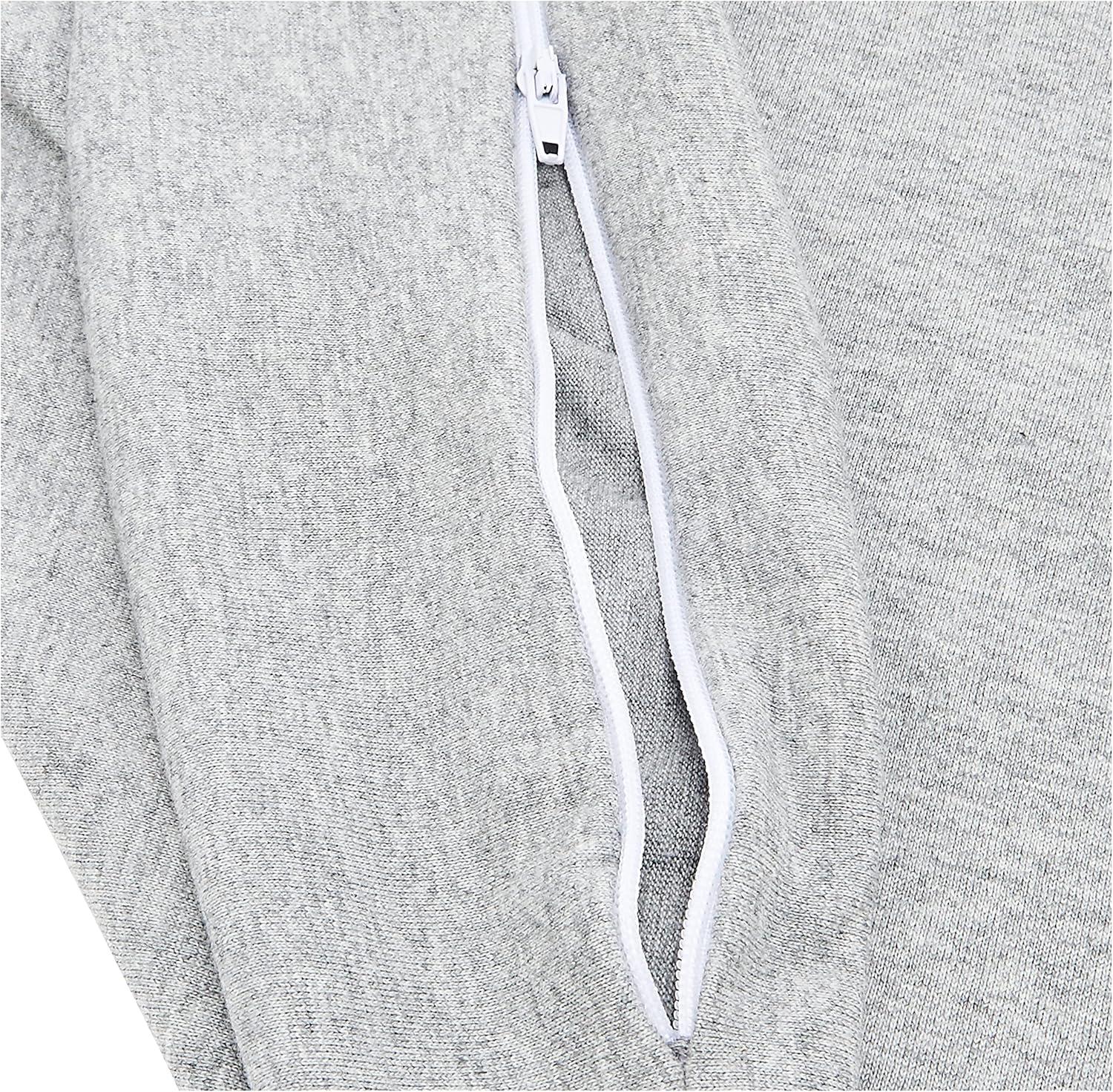 imageLavish Home Full Body Pillow Cover UShaped 100 Jersey Cotton Pillowcase Removable with Zipper for 60Inch Pregnancy and Body Pillows Gray12bin Screw Organizer
