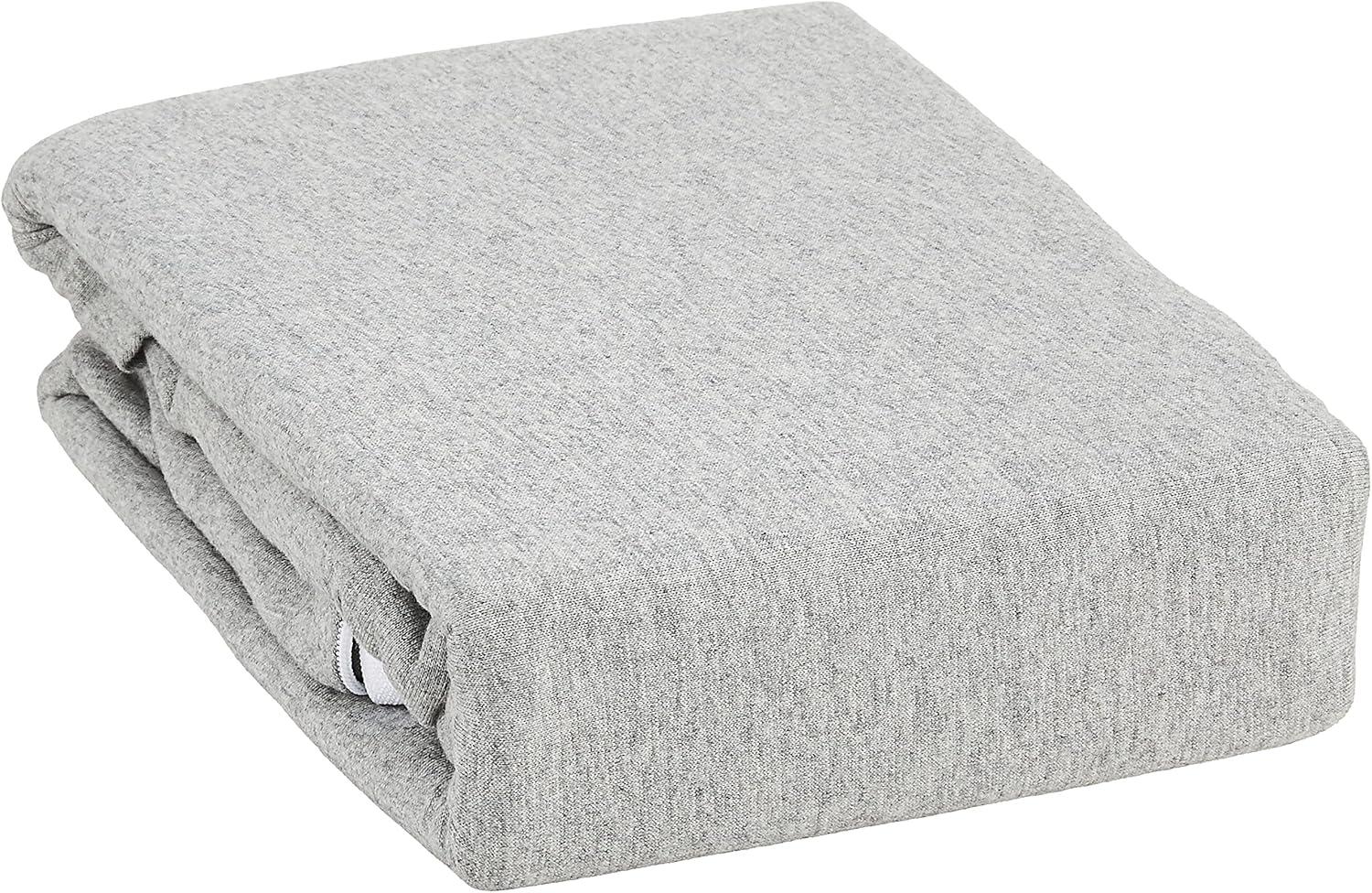 imageLavish Home Full Body Pillow Cover UShaped 100 Jersey Cotton Pillowcase Removable with Zipper for 60Inch Pregnancy and Body Pillows Gray12bin Screw Organizer