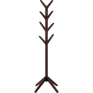 Lavish Home Freestanding Coat Rack – Durable 8-Arm Tree Stand for Coats, Jackets, Scarves, Hats and Purses – Great for Entryways (Espresso Brown)