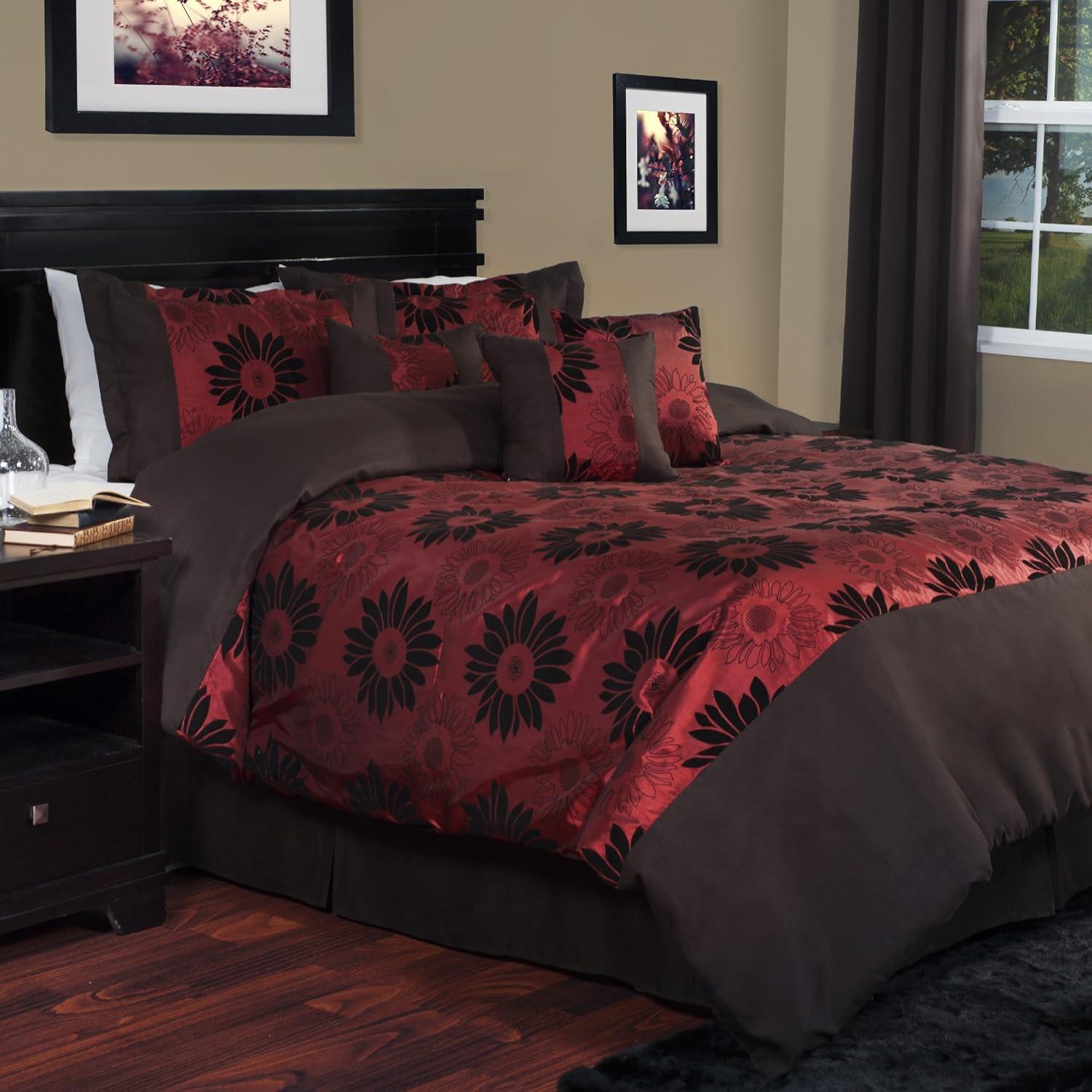imageLavish Home 7Piece Kiera Comforter Set KingKing