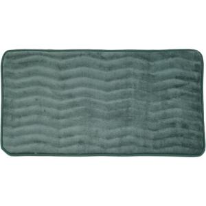 Lavish Homes 67-11-G 24 x 60 in. Extra Long Memory Foam Bath Mat44; Green