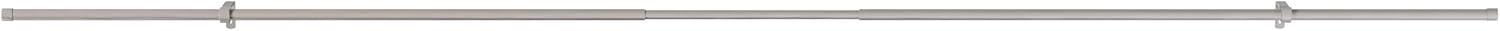 imageLavish Home 1Inch Curtain Rod Decorative End Cap Style Finials amp Hardware For Home Decor in Bedroom Living Room amp Kitchen 66120Inch Silver