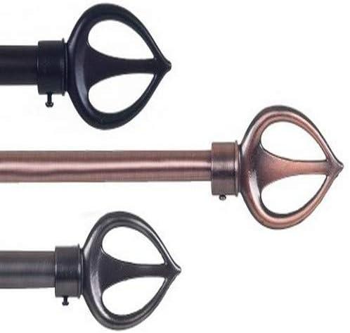imageLavish Home Curtain Rods and Hardware Decorative Crystal Ball Rods for Home Dcor in Bedroom Living Room and Kitchen Curtains 4886 SilverBronze 48