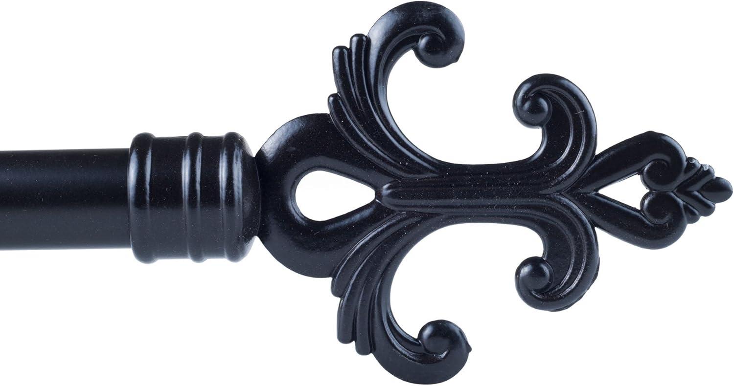 imageLavish Home Curtain Rods and Hardware Decorative Crystal Ball Rods for Home Dcor in Bedroom Living Room and Kitchen Curtains 4886 SilverBronze 62 144