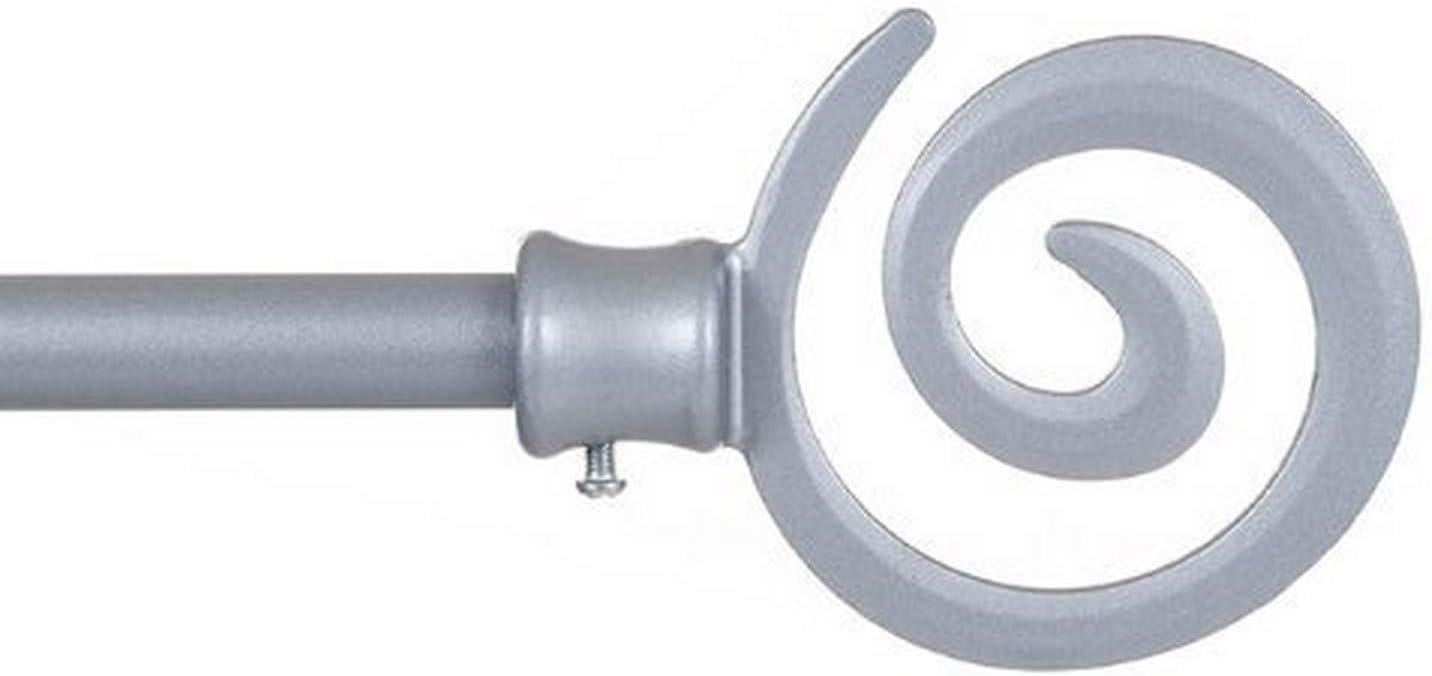 imageLavish Home Curtain Rods and Hardware Decorative Crystal Ball Rods for Home Dcor in Bedroom Living Room and Kitchen Curtains 4886 SilverSilver 48