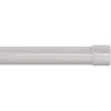 imageLavish Home 1Inch Curtain Rod Decorative End Cap Style Finials amp Hardware For Home Decor in Bedroom Living Room amp Kitchen 66120Inch Silver