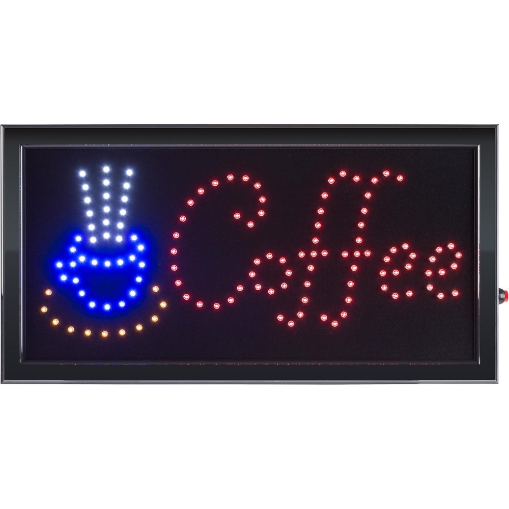 image:imageCoffee LED Sign Lighted Neon Electric Display Sign With Animation and Energy Efficient LED For Home Business Special Events by Lavish HomeCoffee