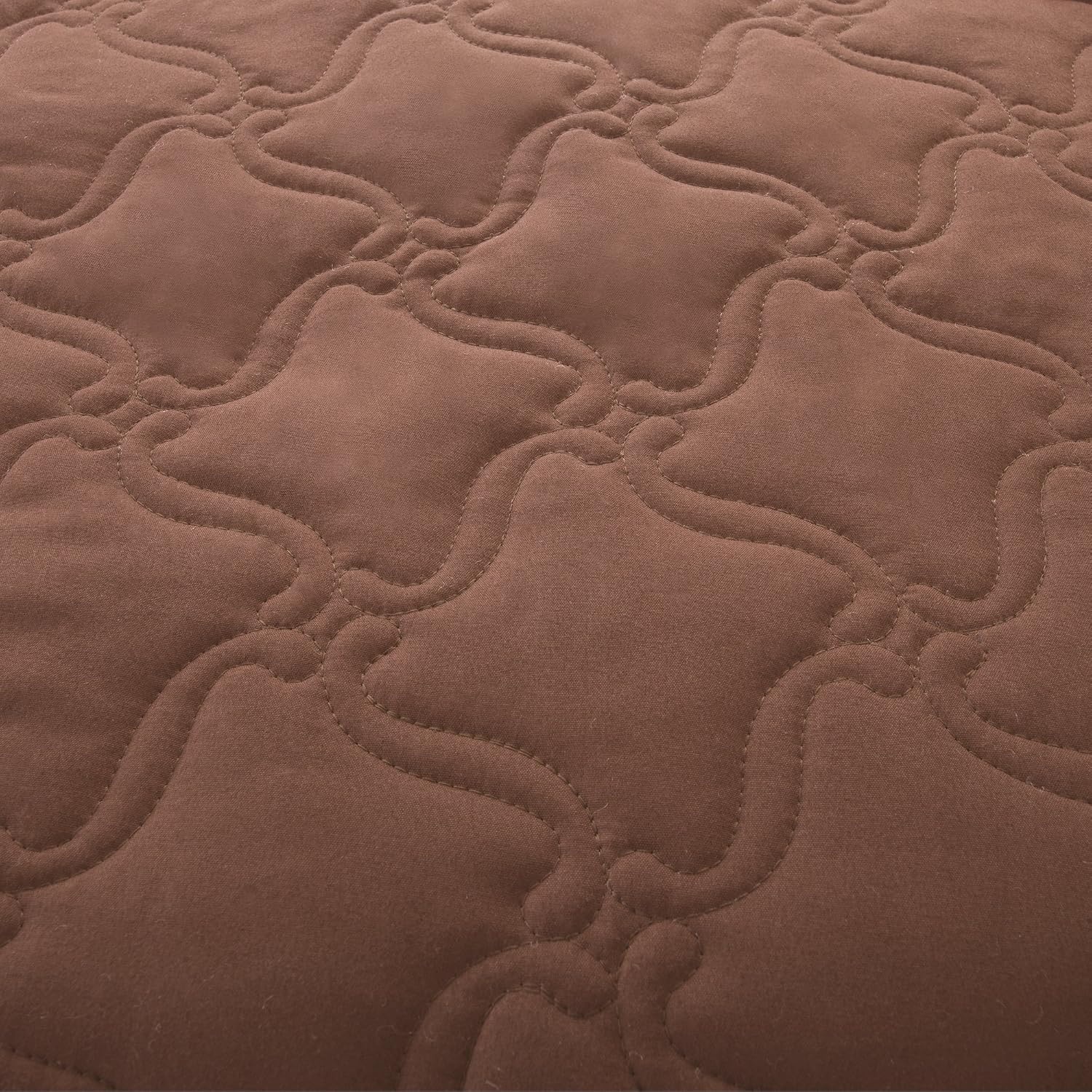 image:imageSolid Color Quilt by Lavish Home King BlackChocolate