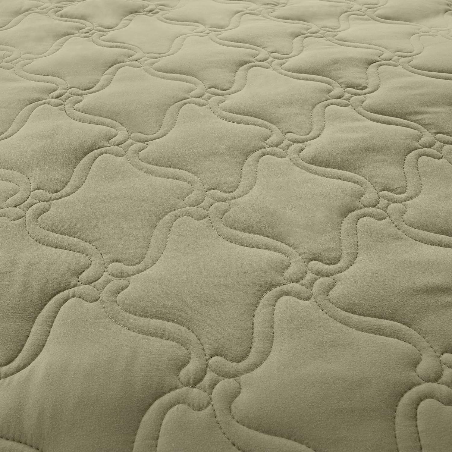 image:imageSolid Color Quilt by Lavish Home King BlackGreen