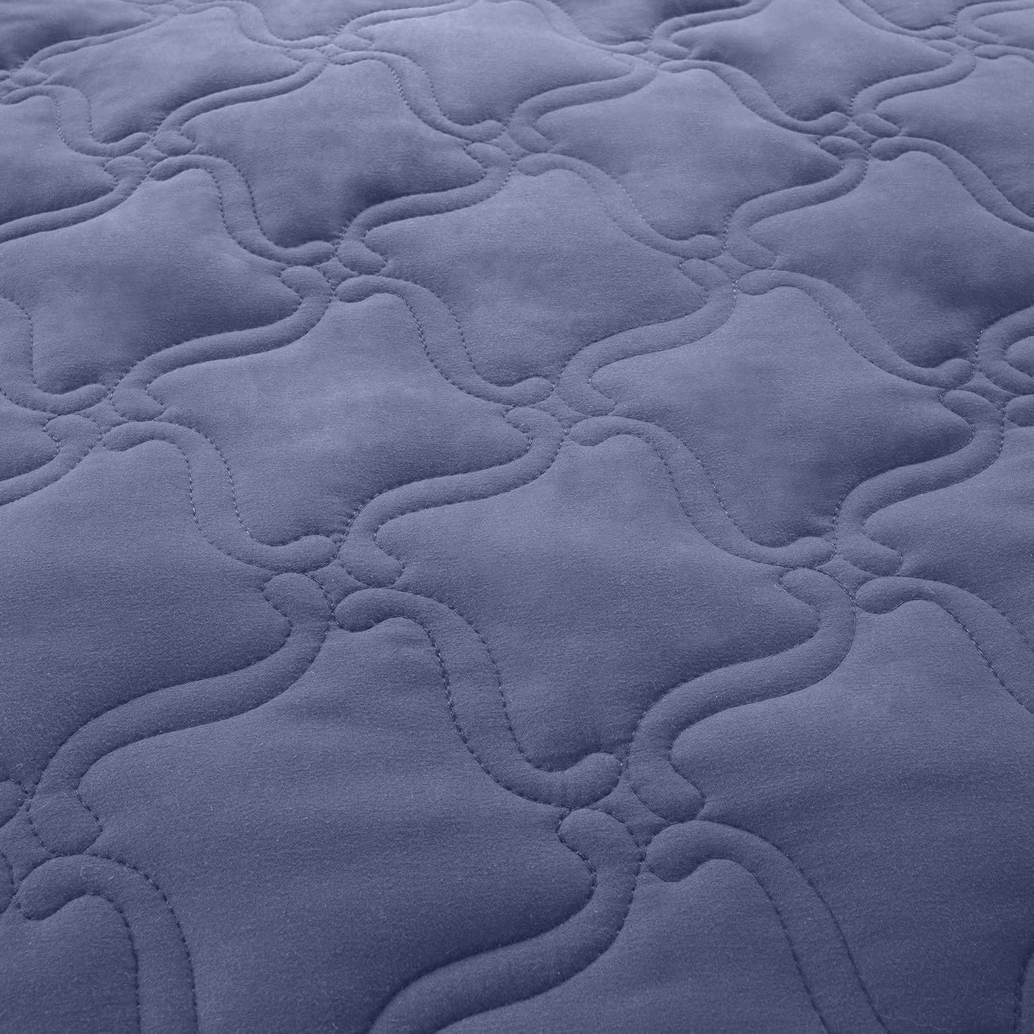 image:imageSolid Color Quilt by Lavish Home King BlackNavy