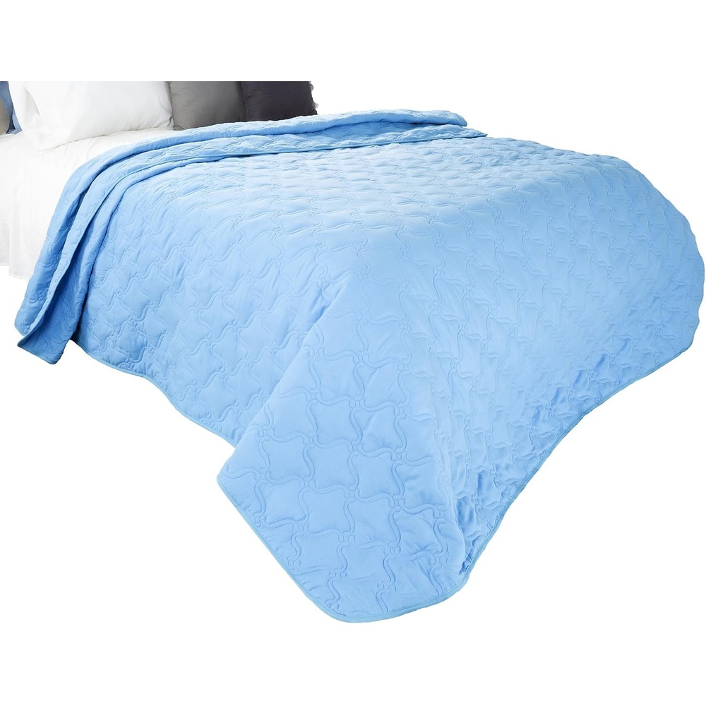 image:imageSolid Color Quilt by Lavish Home King BlackBlue