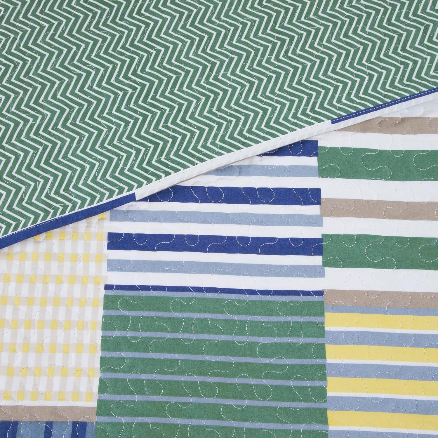 image:imageLavish Home Lynsey 2 Piece Quilt SetTwin MulticolorLynsey