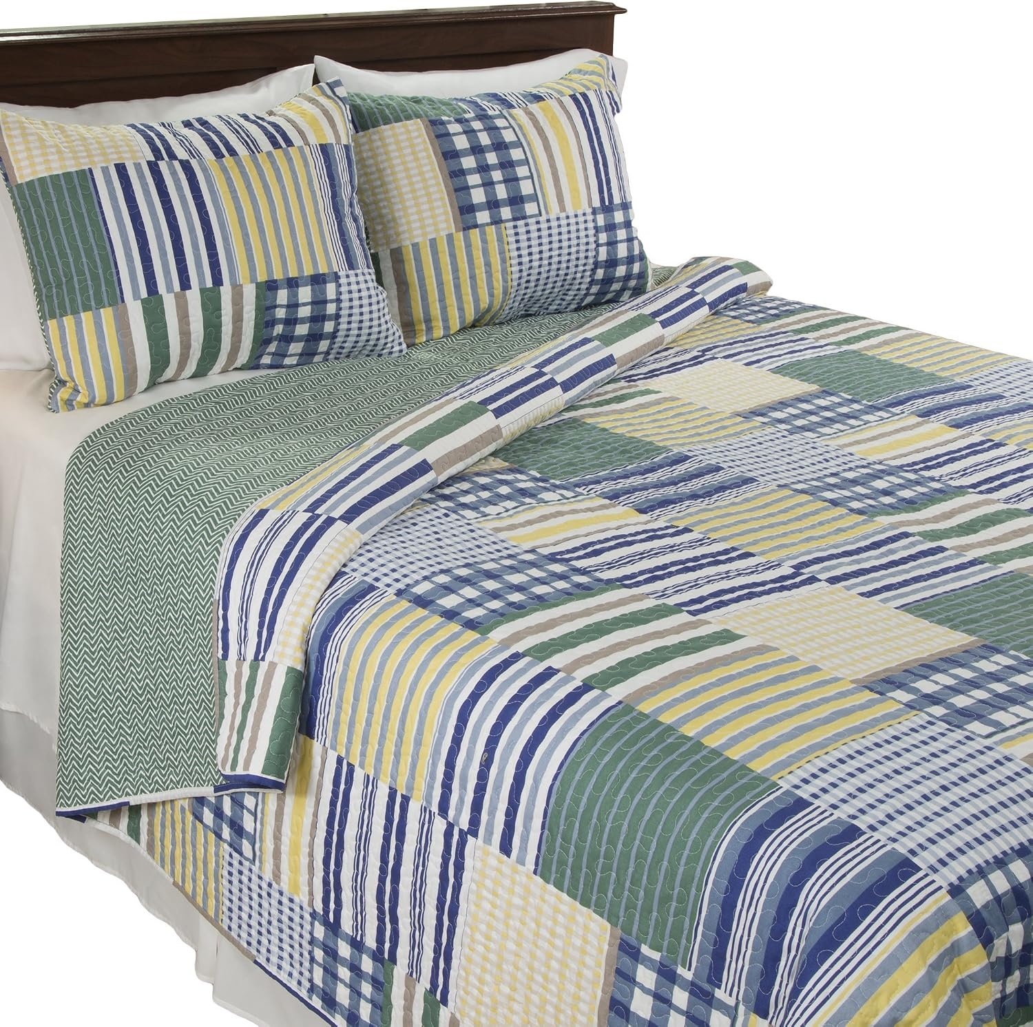 image:imageLavish Home Lynsey 2 Piece Quilt SetTwin MulticolorLynsey