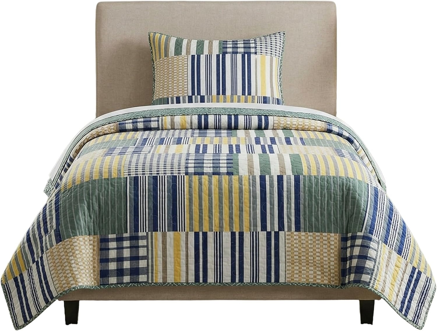 image:imageLavish Home Lynsey 2 Piece Quilt SetTwin MulticolorLynsey