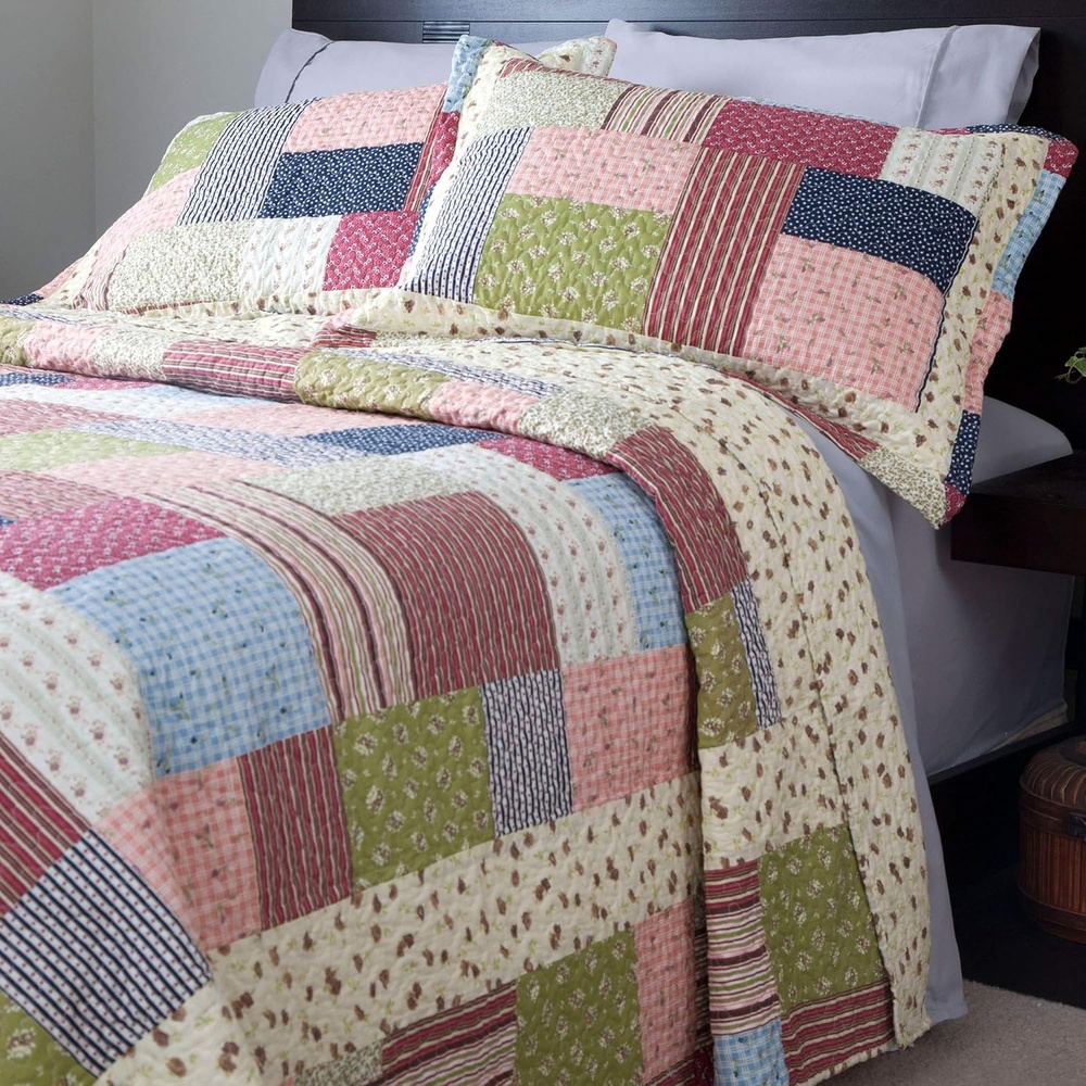 image:imageHome Bedford Savannah Quilt 3 Piece SetKingKing