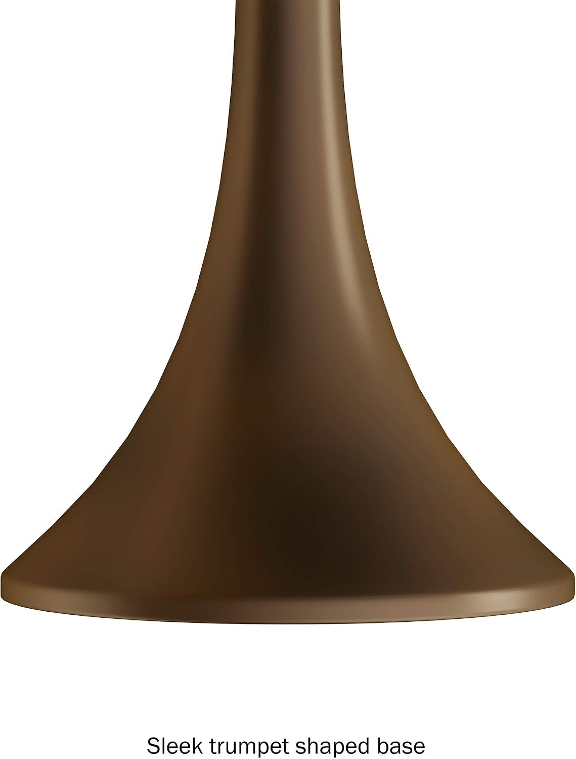 image:imageLavish Home Table and Floor Lamps Set of 3 Modern Metal Lights for Living Room Bedroom or Entry with Flared Base and LED Bulbs BronzeBronze SemiMatte