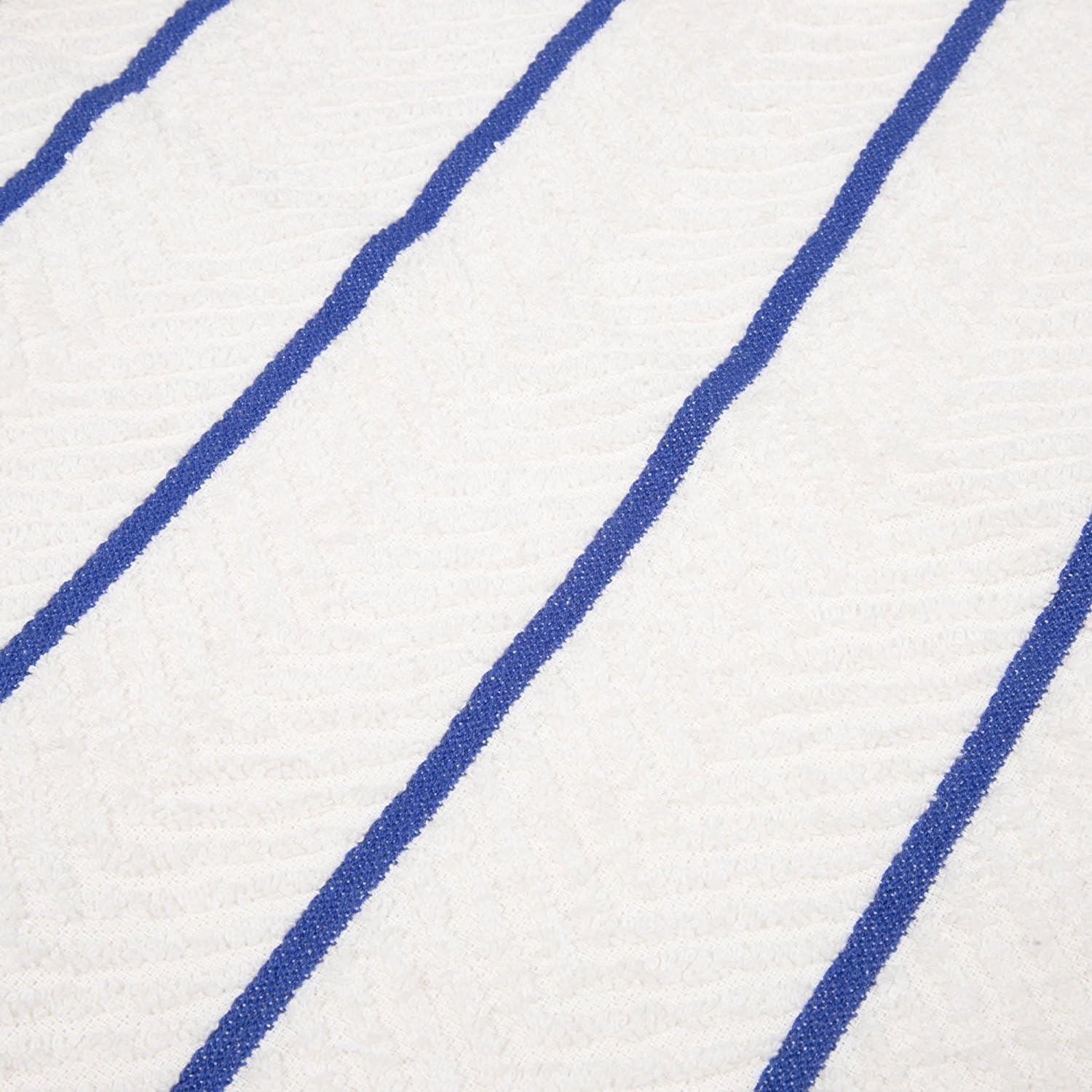 image:imageLavish Home 8Piece Combed Cotton Kitchen Towels Set  Absorbent Chevron Weave Bathroom Washing Cloths for Cleaning and Drying Multicolored