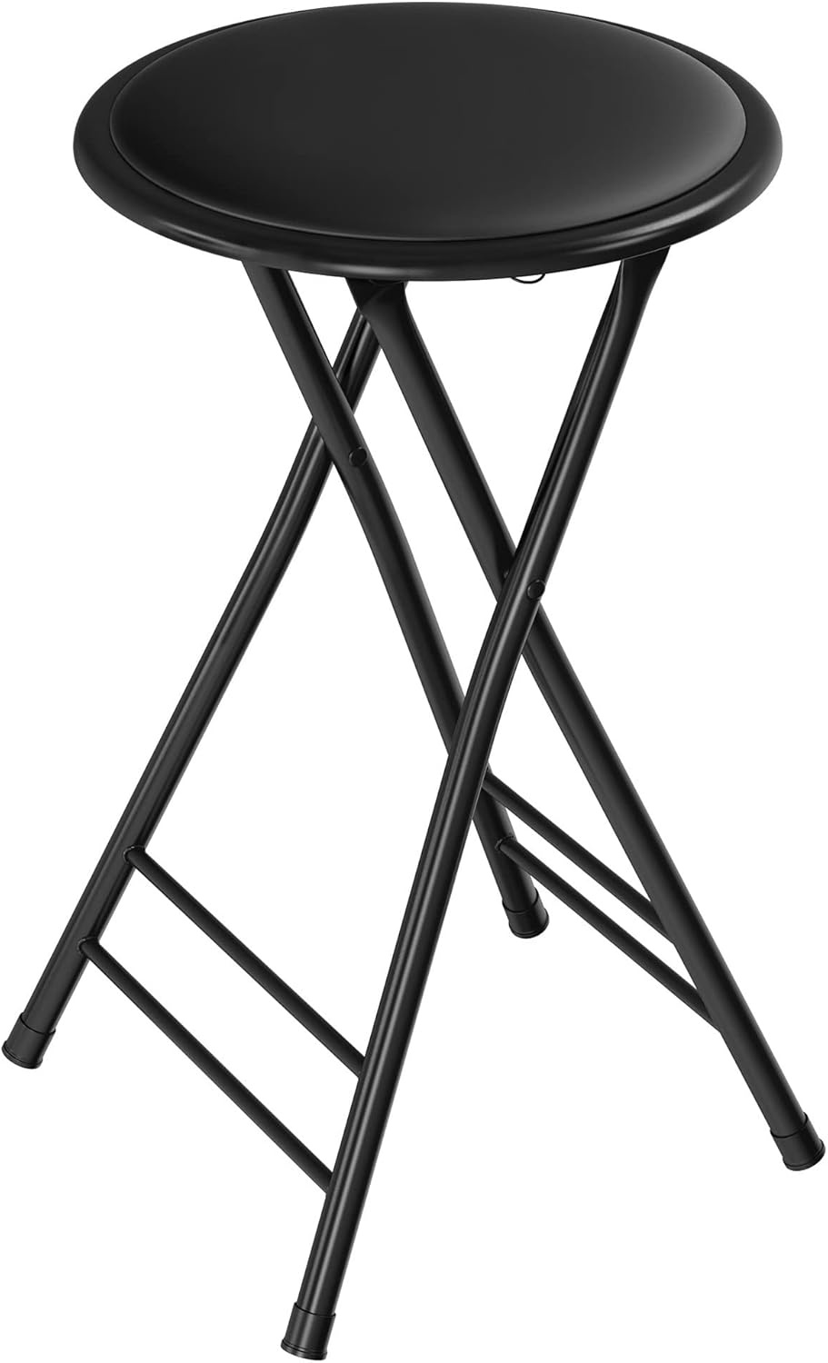 image:imageFolding Stool Portable Backless 18Inch Stool with 225lb Capacity Single Collapsible Counter Bar Stools Compact Folding Chair for Kitchen or Rec Room Camping Indoor and Outdoor by Lavish Home24 Inch
