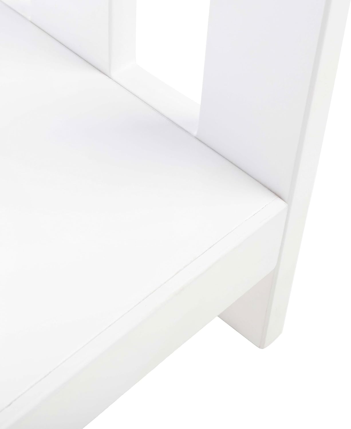 image:imageSlim Console Table 39in x 118in Narrow Entryway Table 2Tier Sofa Table with Open Storage Shelf Console Tables for Entryway Hallway and Foyer Living Room Furniture by Lavish Home BlackWhite