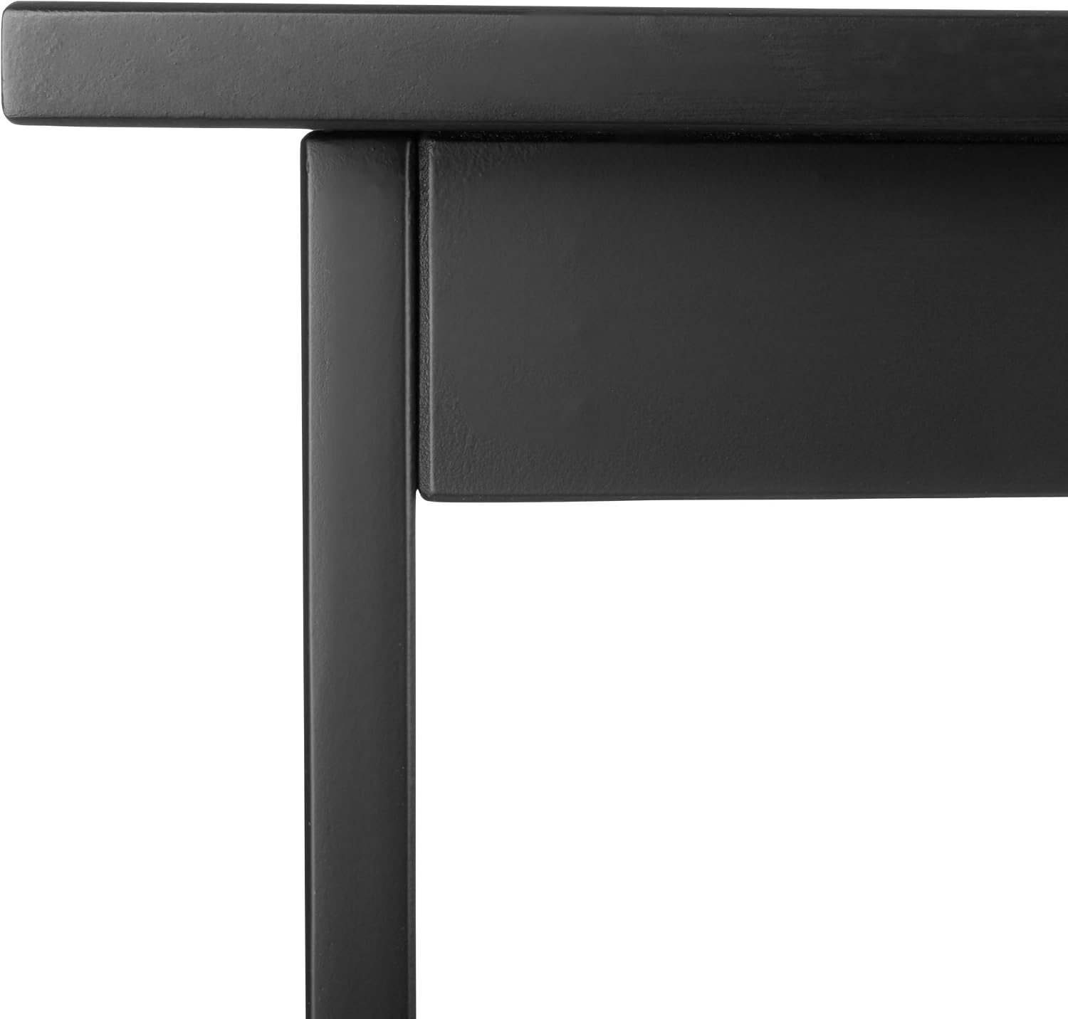 image:imageSlim Console Table 39in x 118in Narrow Entryway Table 2Tier Sofa Table with Open Storage Shelf Console Tables for Entryway Hallway and Foyer Living Room Furniture by Lavish Home BlackBlack
