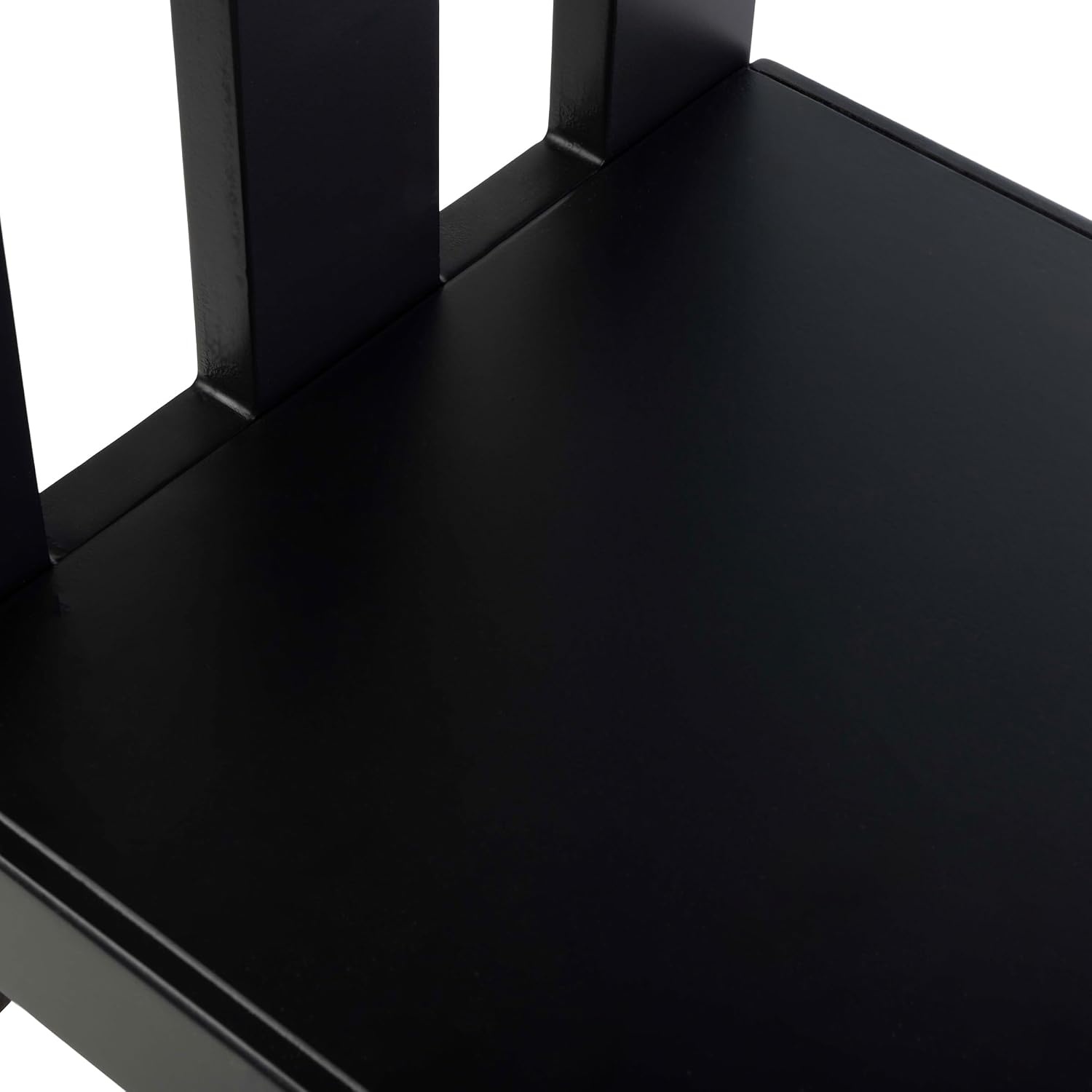 image:imageSlim Console Table 39in x 118in Narrow Entryway Table 2Tier Sofa Table with Open Storage Shelf Console Tables for Entryway Hallway and Foyer Living Room Furniture by Lavish Home BlackBlack