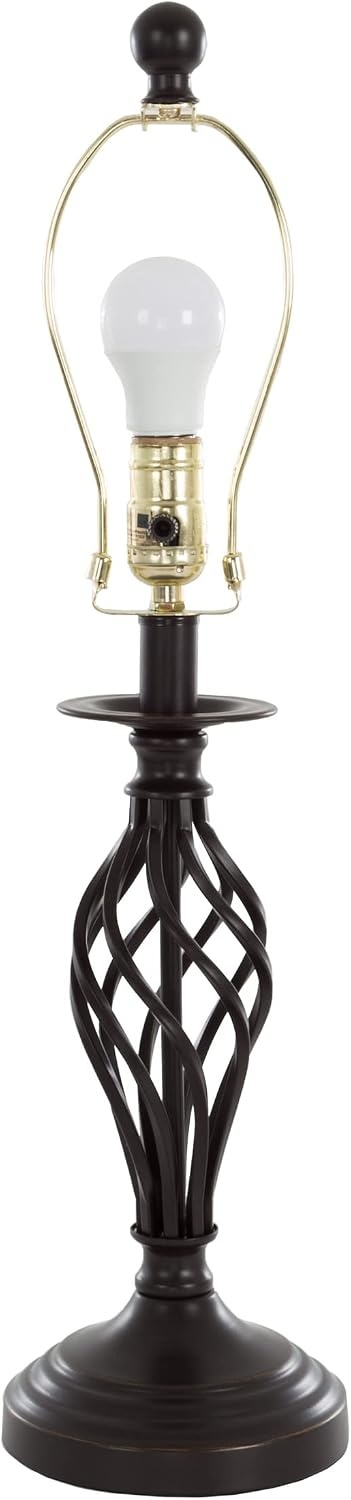 image:imageLavish Home Spiral Cage Table Lamps Oil Rubbed Bronze Set of 2 14x245