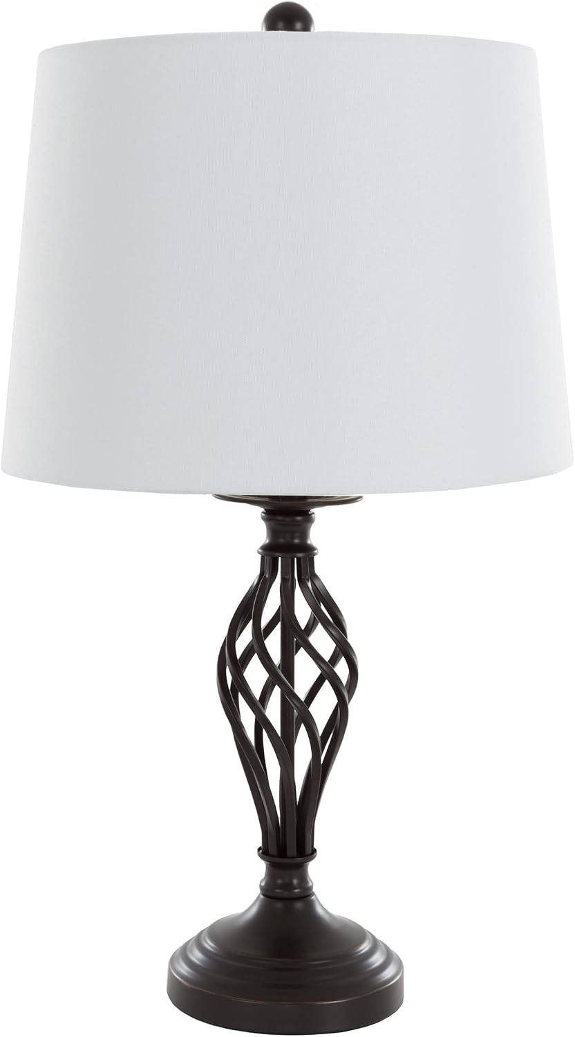 image:imageLavish Home Spiral Cage Table Lamps Oil Rubbed Bronze Set of 2 14x245
