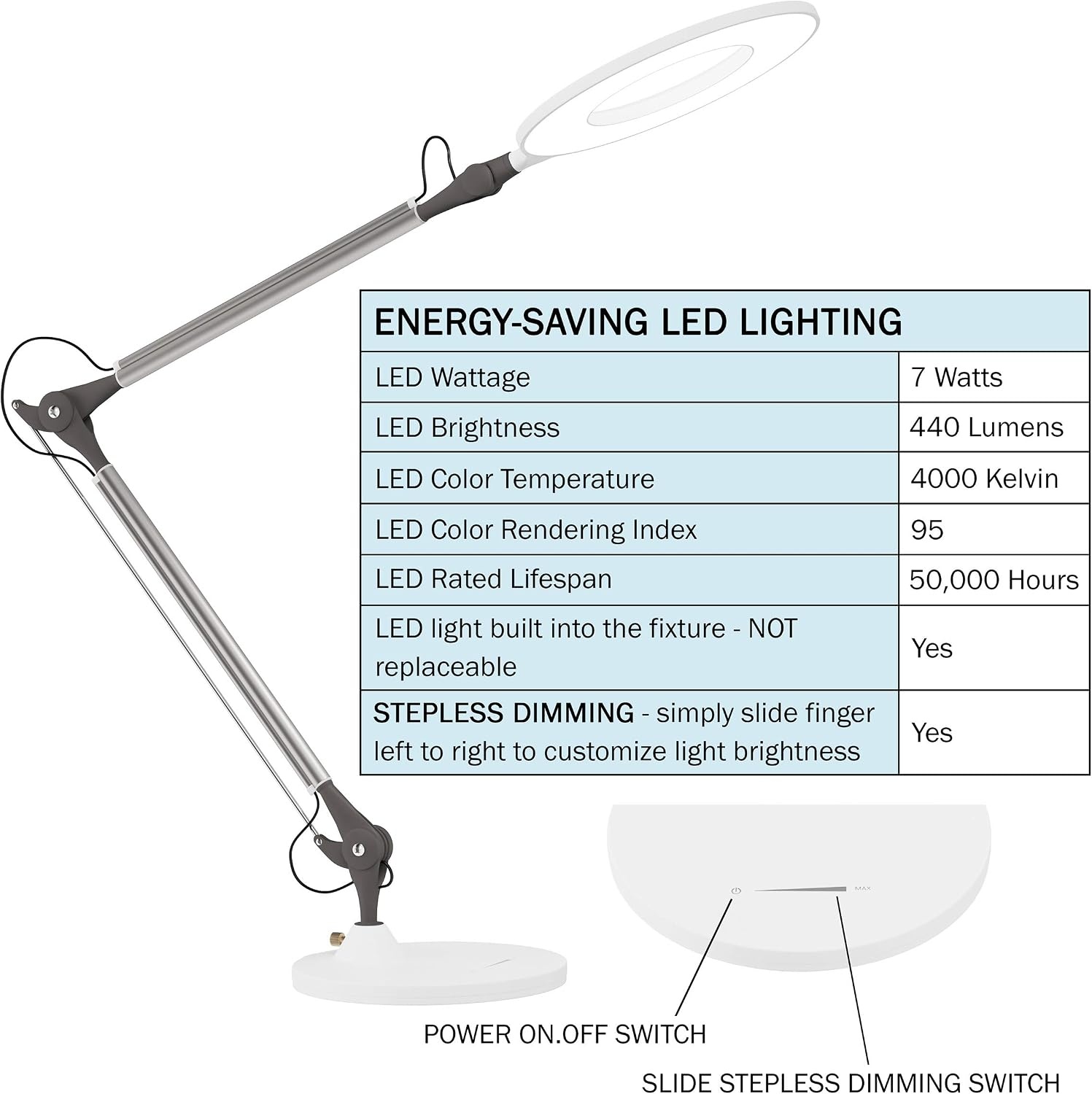 image:imageLavish Home Swing Arm Architect Desk Lamp