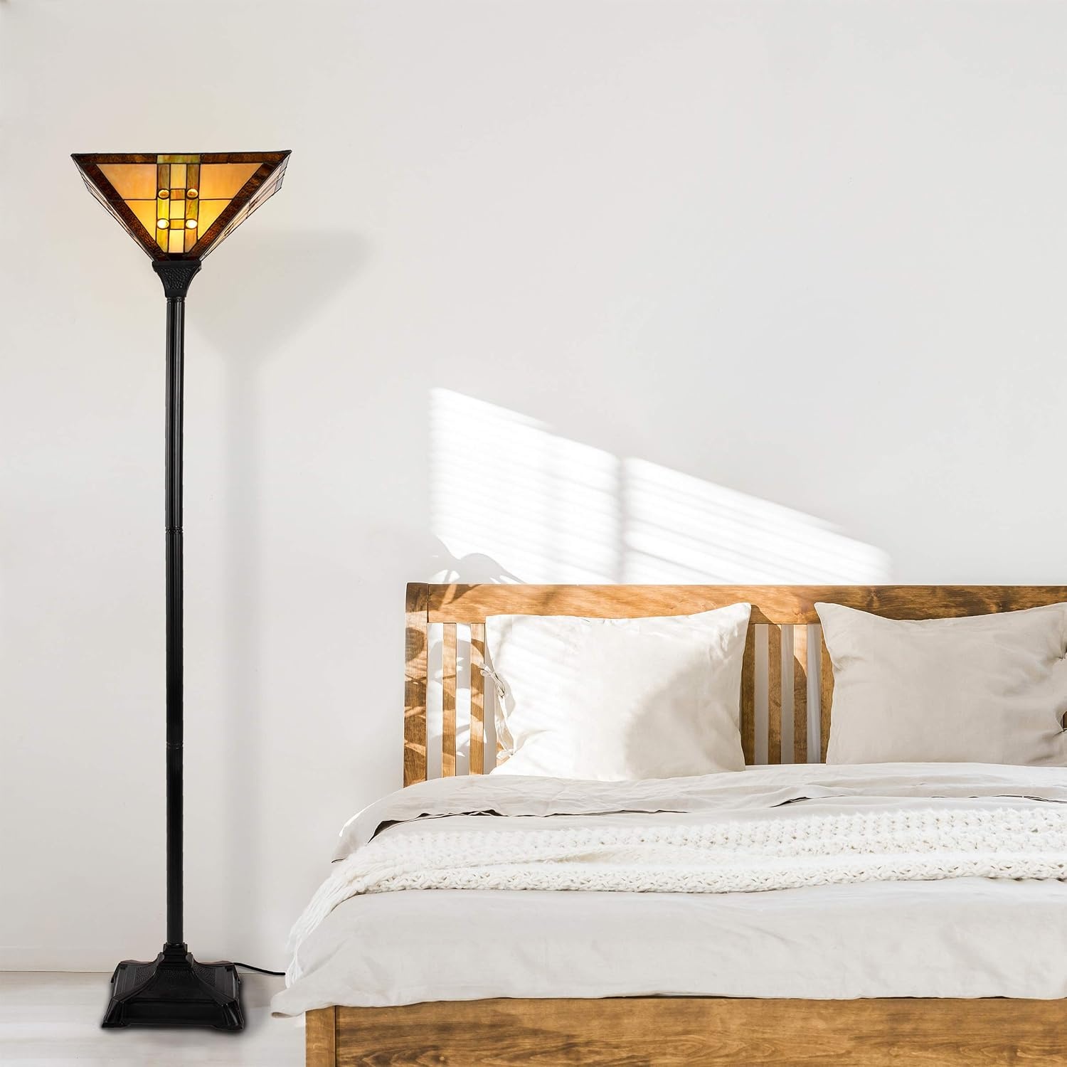 image:imageLavish Home Tiffany Style Floor Lamp 14 x 71