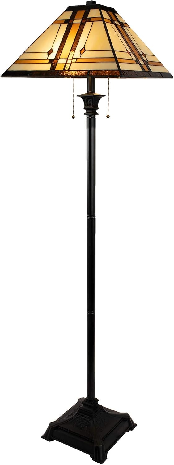 image:imageLavish Home Tiffany Style Floor Lamp 17 x 61Multicolor