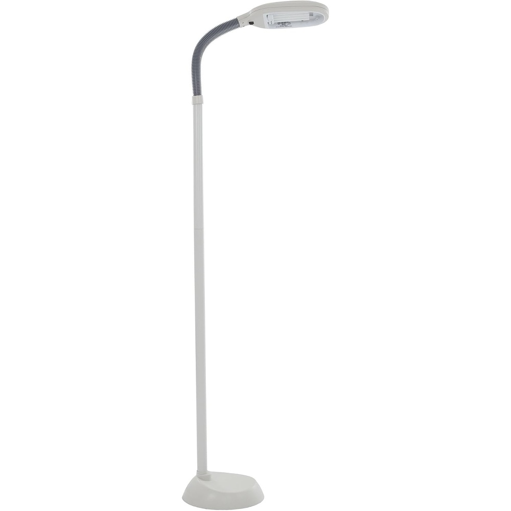 image:imageAdjustable Floor Lamp Full Spectrum Natural Sunlight Lamp with Bendable Neck Reading Crafting Esthetician Floor Light by Lavish Home Beige